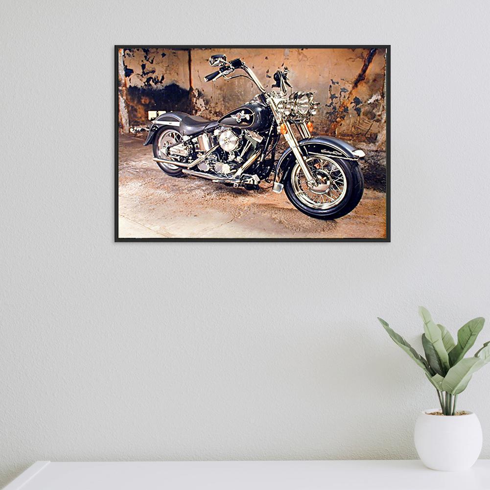 5D DIY Full Drill Square Diamond Painting Motorcycle Cross Stitch Mosaic