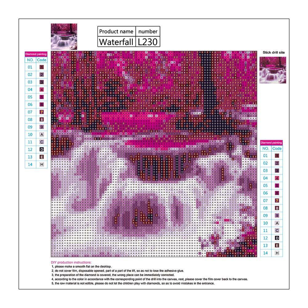 Waterfall - Full Round Drill Diamond Painting