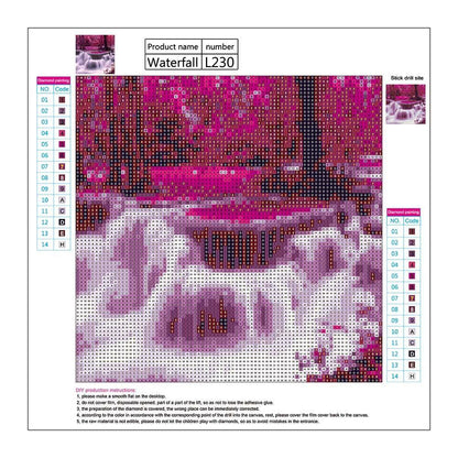 Waterfall - Full Round Drill Diamond Painting