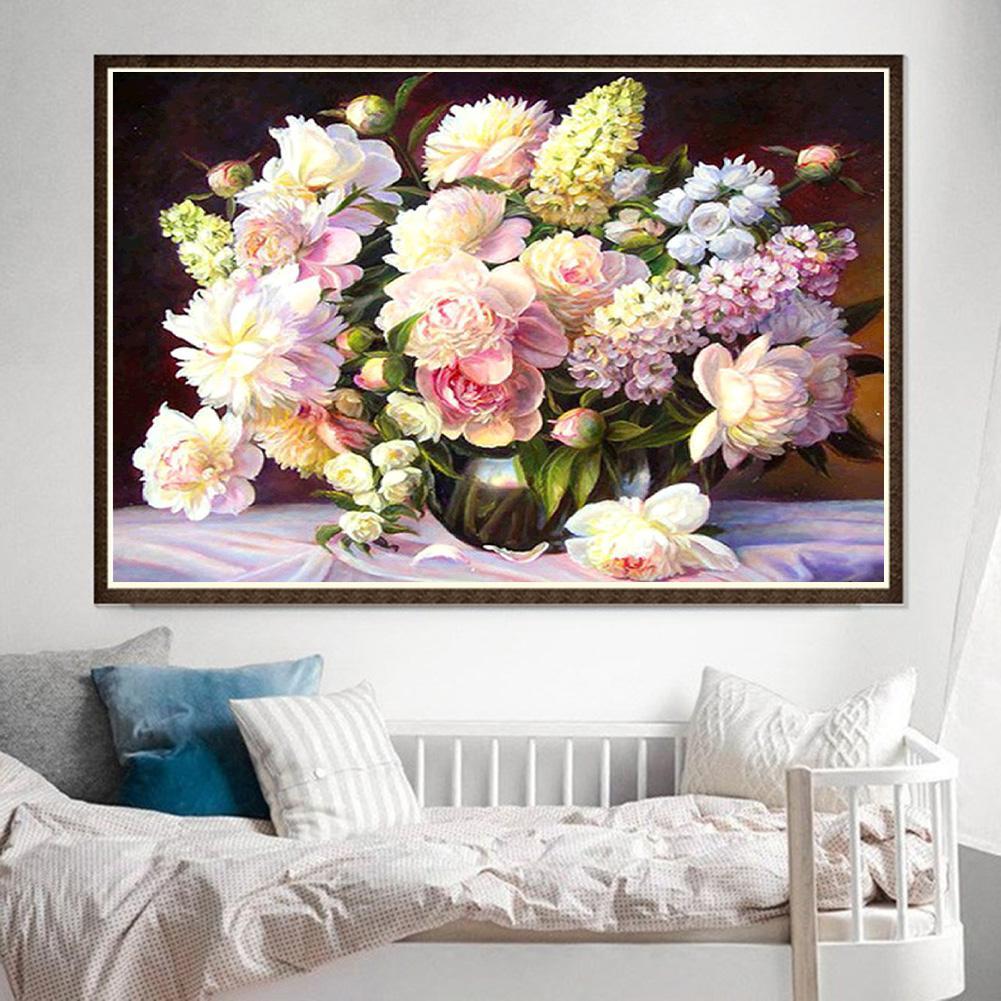 Warm Flowers - Full Round Drill Diamond Painting