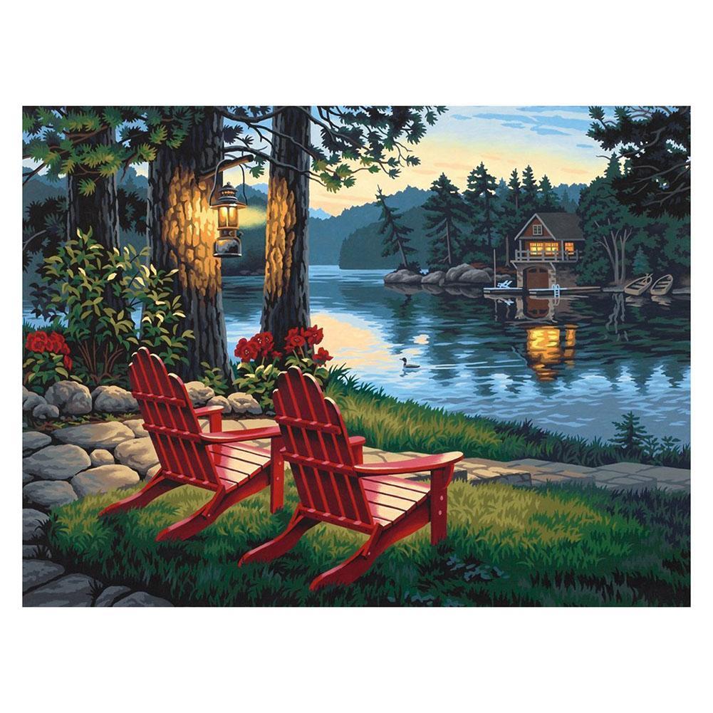 Lakeside - Full Round Drill Diamond Painting