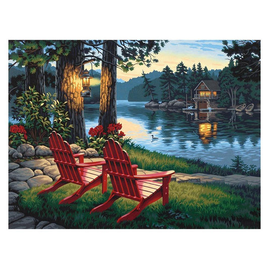 Lakeside - Full Round Drill Diamond Painting