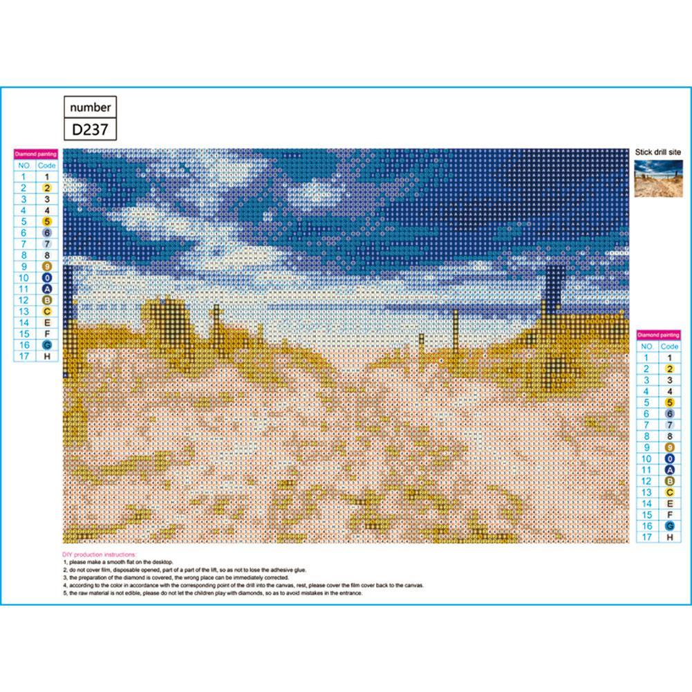 Beach - Full Round Drill Diamond Painting
