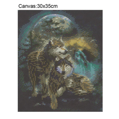 Wolf - Full Round Drill Diamond Painting