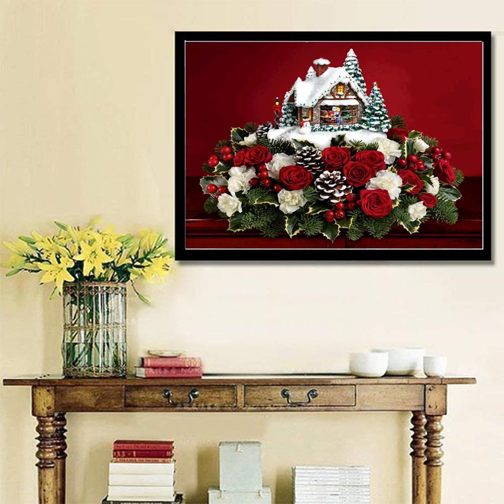 Rose Snow - Full Round Drill Diamond Painting