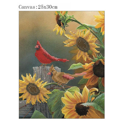 Birds 5D Round Diamond Embroidery Painting Cross Stitch Craft Needlework