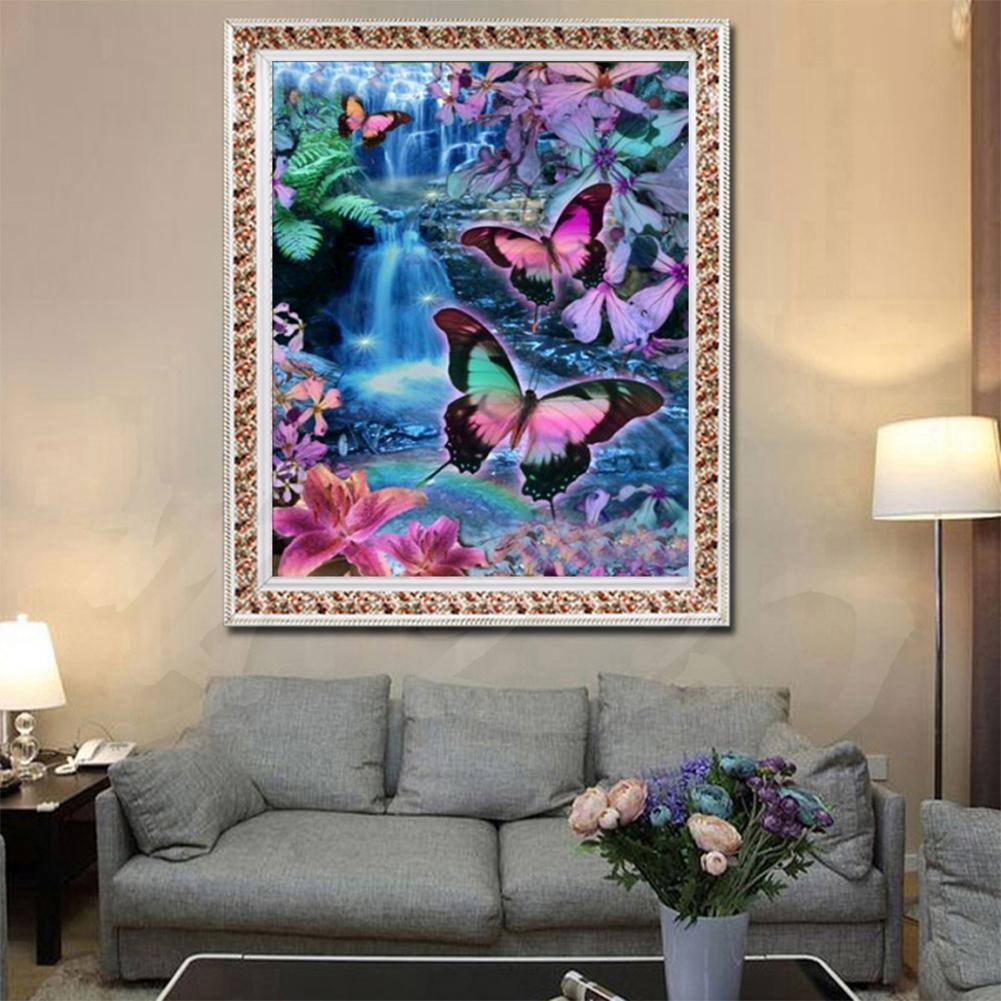 5D Colorful Butterfly Diamond Painting Embroidery DIY Cross Stitch Decor