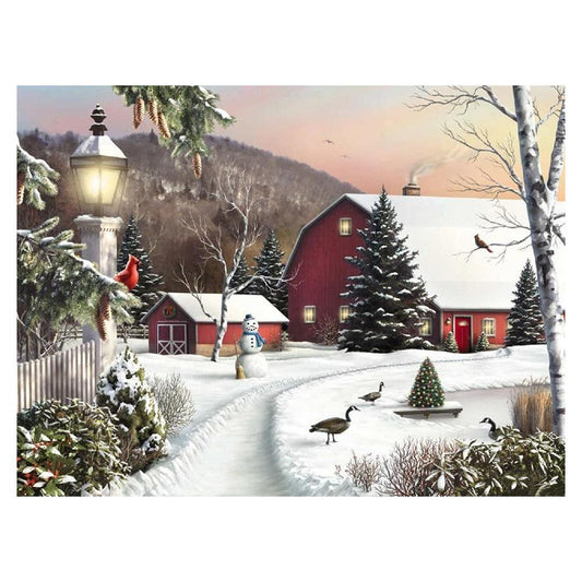 Clear Sky Snow - Full Round Drill Diamond Painting