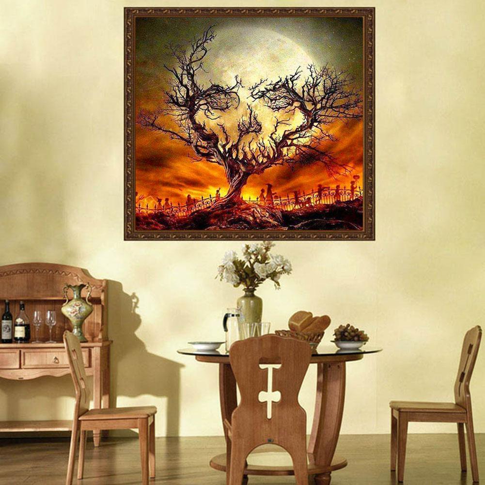 Halloween Tree - Full Round Drill Diamond Painting