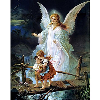 5D DIY Full Drill Diamond Painting Angel Kids Cross Stitch Embroidery Kits