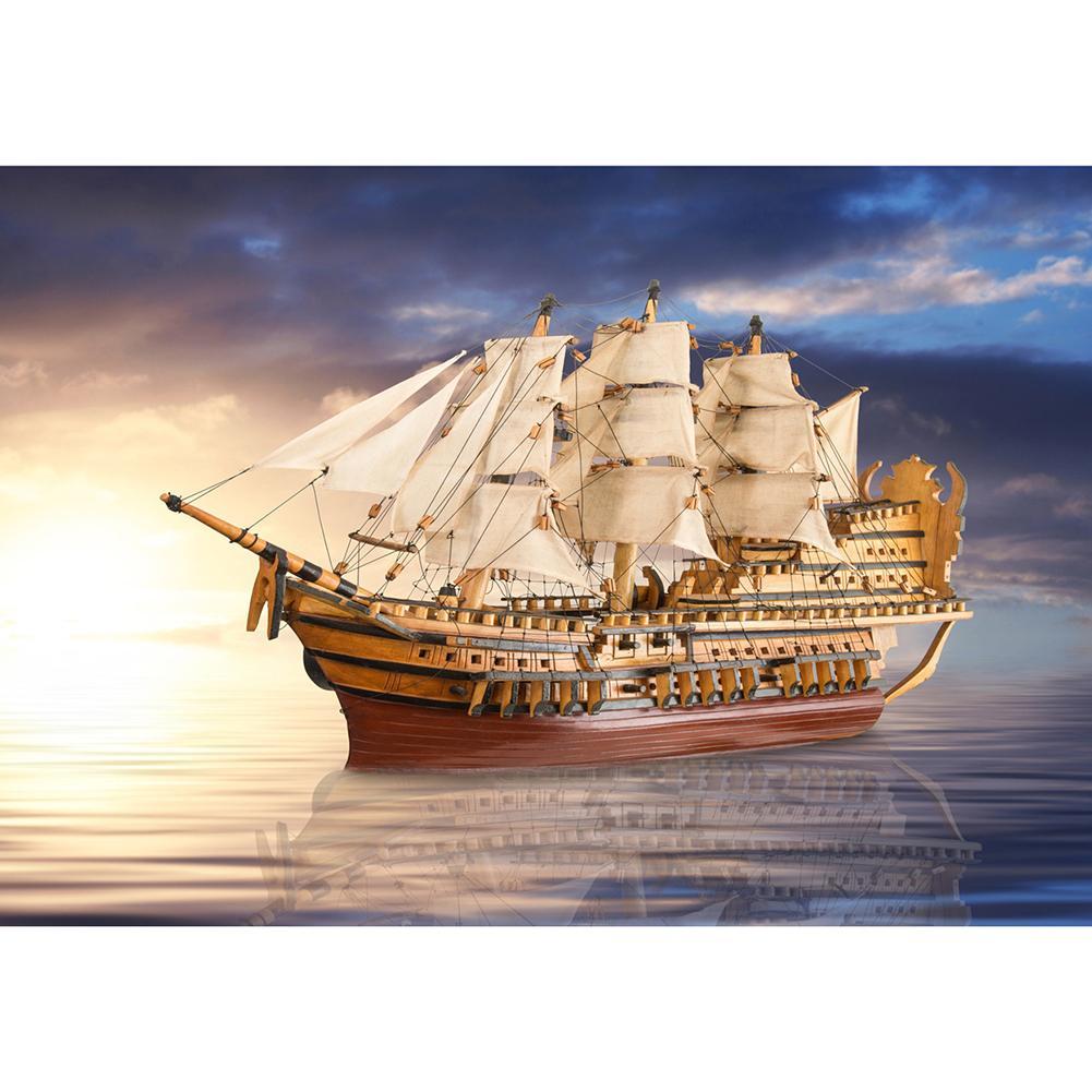 Sun Ship - Full Round Drill Diamond Painting