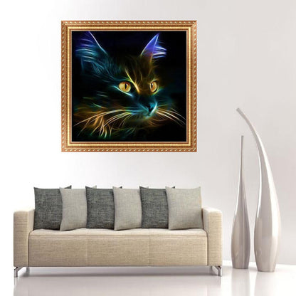 Cat - Full Round Drill Diamond Painting
