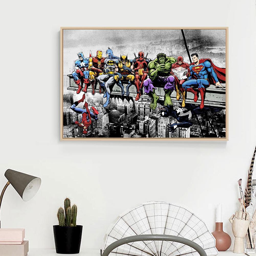 5D DIY Full Drill Diamond Painting Heroic Alliance Cross Stitch (L1678)