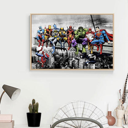 5D DIY Full Drill Diamond Painting Heroic Alliance Cross Stitch (L1678)