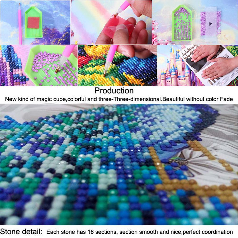 5D Colorful Butterfly Diamond Painting Embroidery DIY Cross Stitch Decor