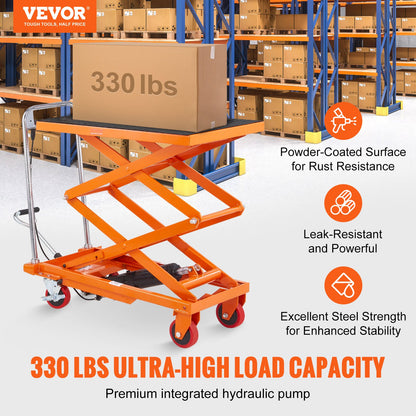 Hydraulic Lift Table Cart