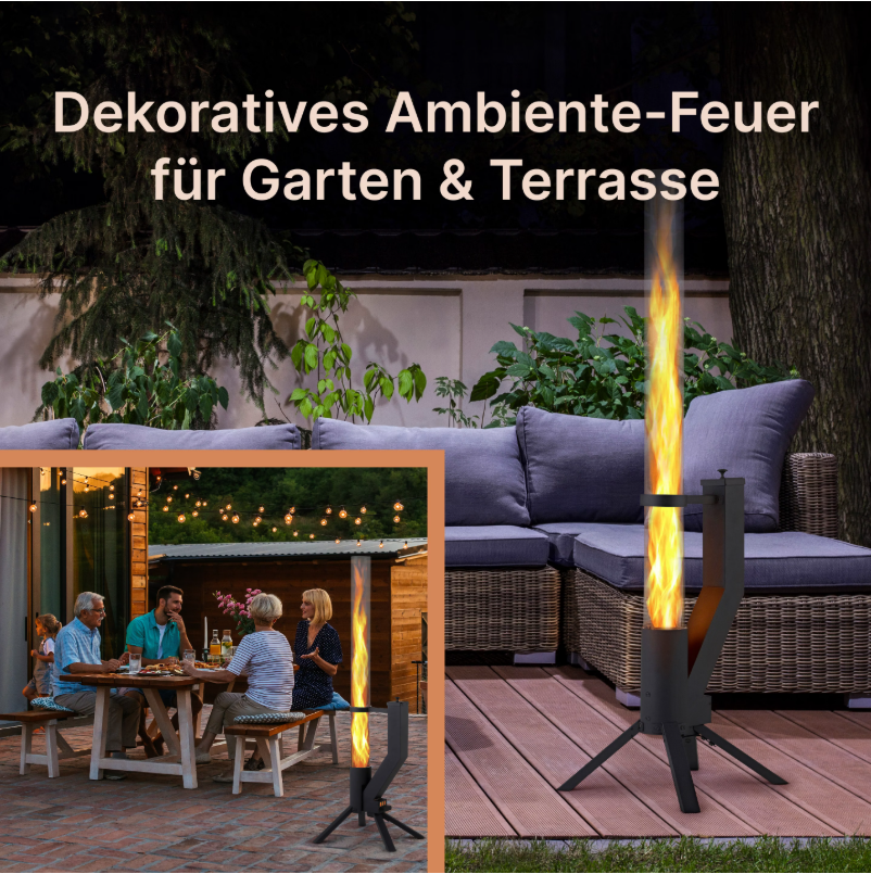 Wood Pellet Heater, Firestorm Outdoor Heater