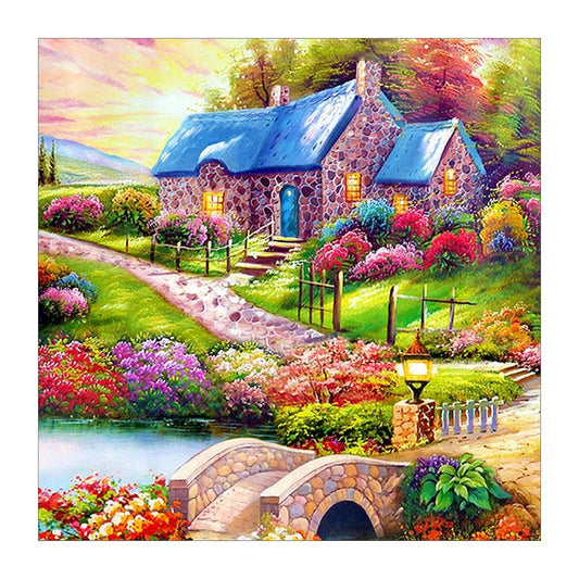 5D DIY Full Drill Diamond Painting Cross Stitch Embroidery (Colorful Garden