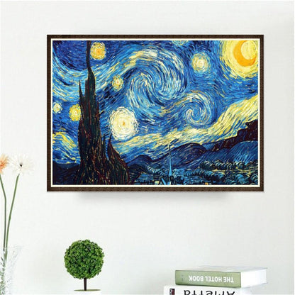 Starry Night 5D Full Drill Diamond Painting Embroidery DIY Cross Stitch