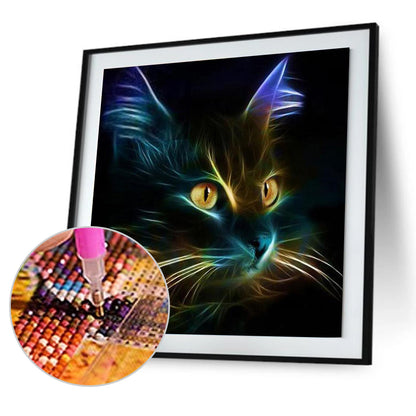Cat - Full Round Drill Diamond Painting