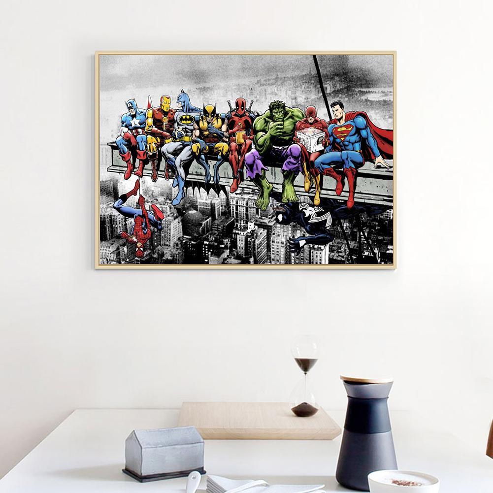 5D DIY Full Drill Diamond Painting Heroic Alliance Cross Stitch (L1678)