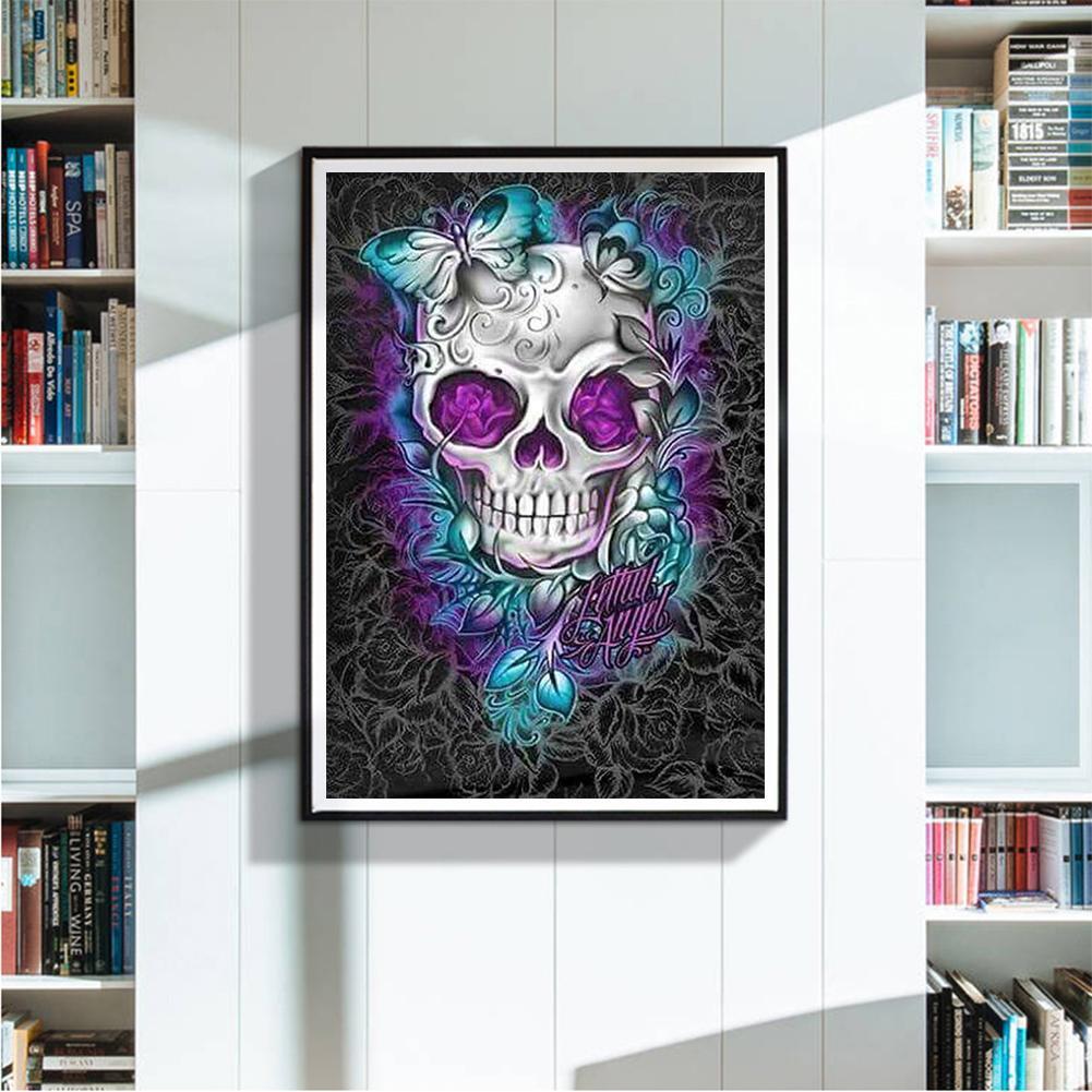 Skull - Full Round Drill Diamond Painting