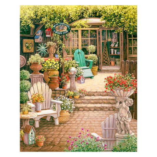 5D DIY Full Drill Diamond Painting Quiet Yard Cross Stitch Embroidery Kits
