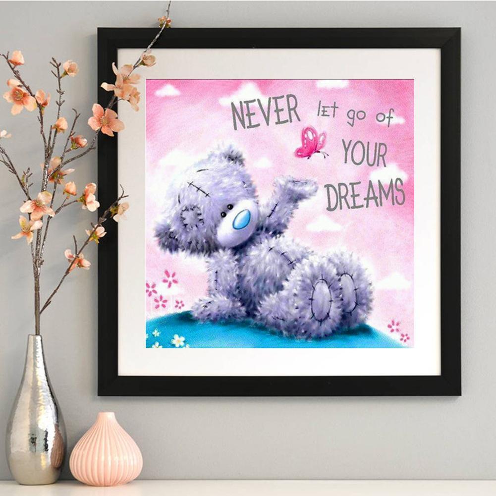 5D DIY Full Drill Diamond Painting Bear Cross Stitch Embroidery Mosaic Kit