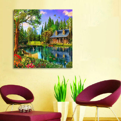 Rural Diamond Embroidery 5D Diamond DIY Painting Craft Home Decor