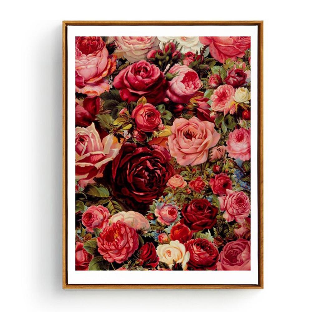 Rose Flowers - Full Round Drill Diamond Painting