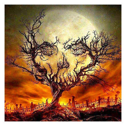 Halloween Tree - Full Round Drill Diamond Painting