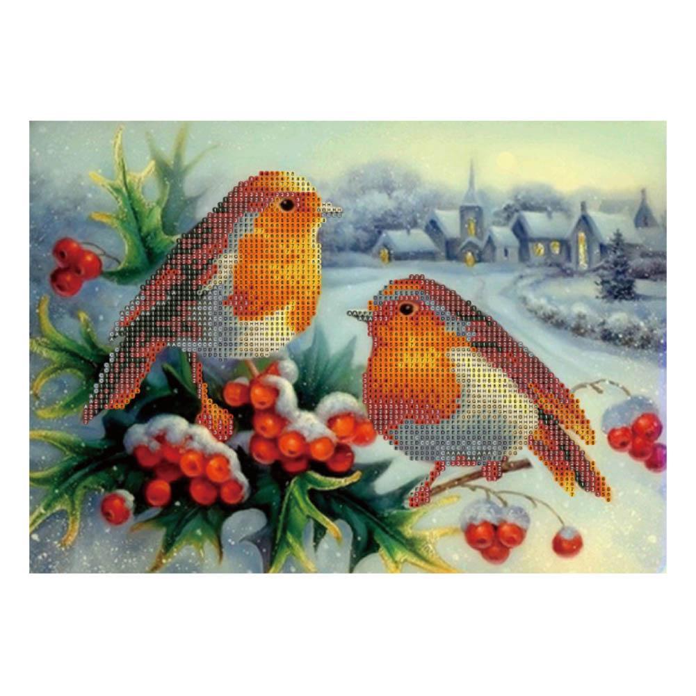 5D 2 Birds Diamond Painting Embroidery DIY Cross Stitch Home Decorate Gift