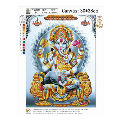5D DIY Painting Buddha Needlework Diamond Embroidery Rhinestone Home Decor