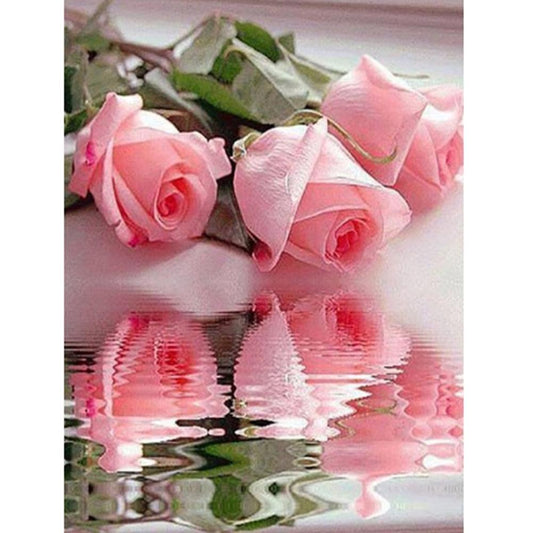 5D DIY Round Drill Diamond Painting Rose Cross Stitch Embroidery Mosaic Kit