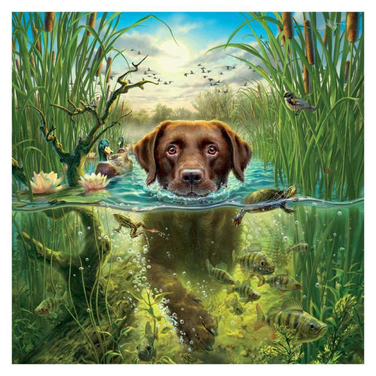 5D DIY Full Drill Diamond Painting Dog Cross Stitch Embroidery Mosaic Kit