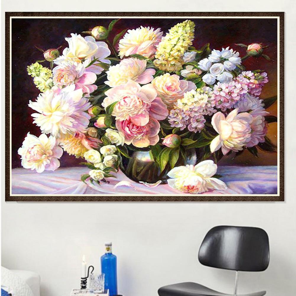 Warm Flowers - Full Round Drill Diamond Painting