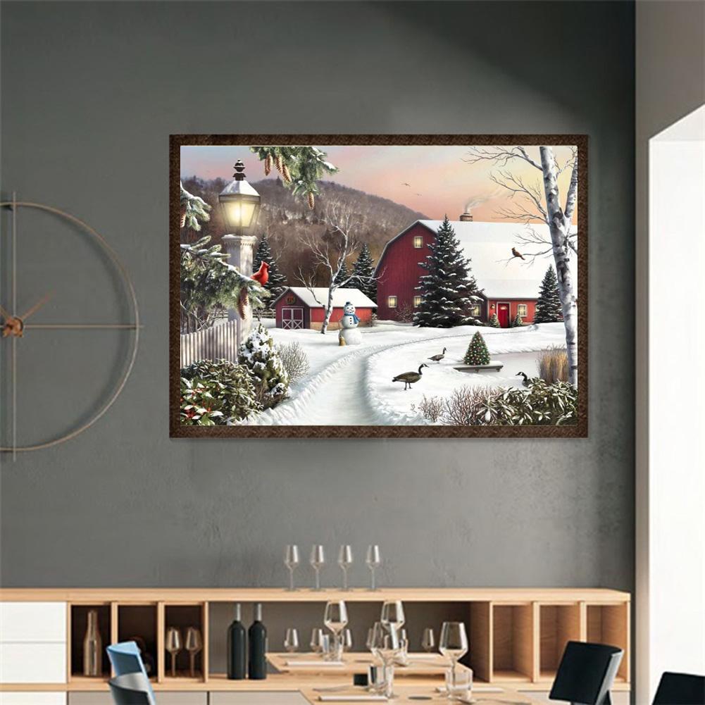 Clear Sky Snow - Full Round Drill Diamond Painting