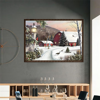 Clear Sky Snow - Full Round Drill Diamond Painting