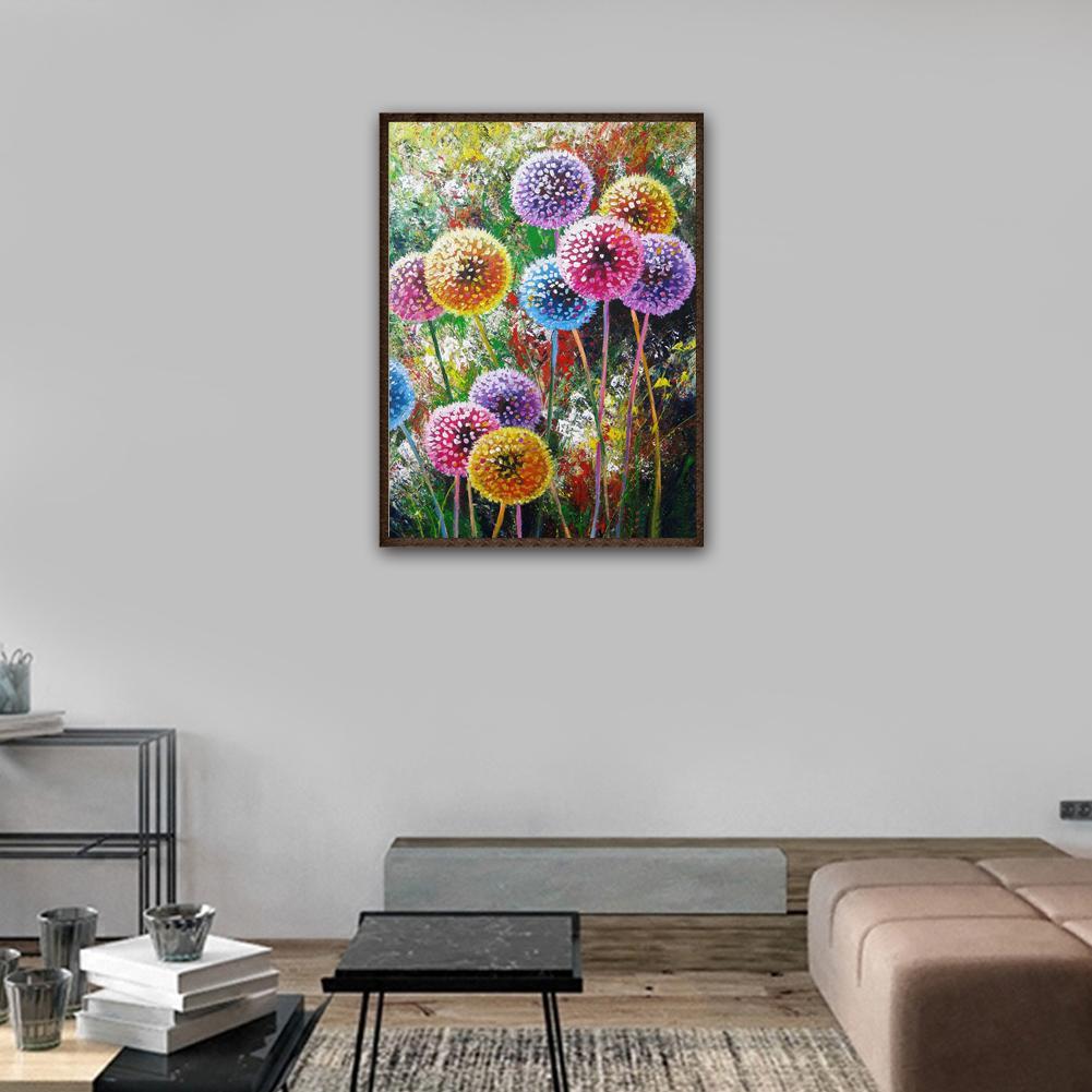 5D DIY Full Drill Diamond Painting Dandelion Cross Stitch Embroidery Mosaic