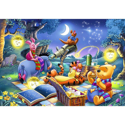 5D DIY Full Drill Diamond Painting Happy Cartoon Cross Stitch Embroidery