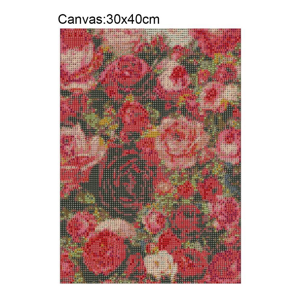 Rose Flowers - Full Round Drill Diamond Painting