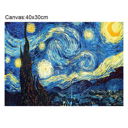 Starry Night 5D Full Drill Diamond Painting Embroidery DIY Cross Stitch