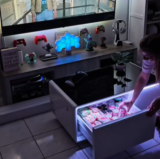 41-Inch Smart Coffee Table with Fridge