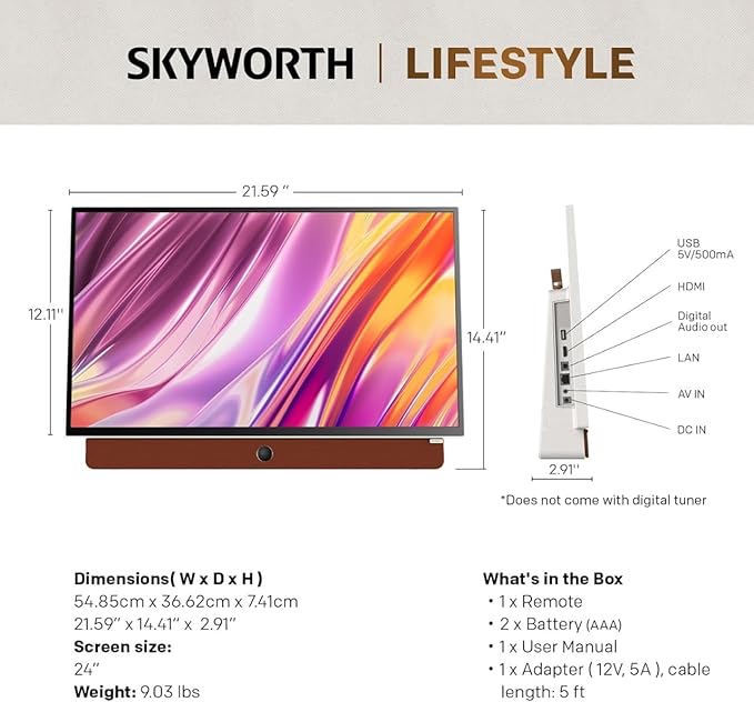 Portable Smart Screen TV
