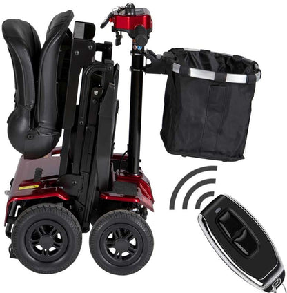 Falcon Auto Folding Mobility Scooter with Remote Control and Lithium Battery - Green Power