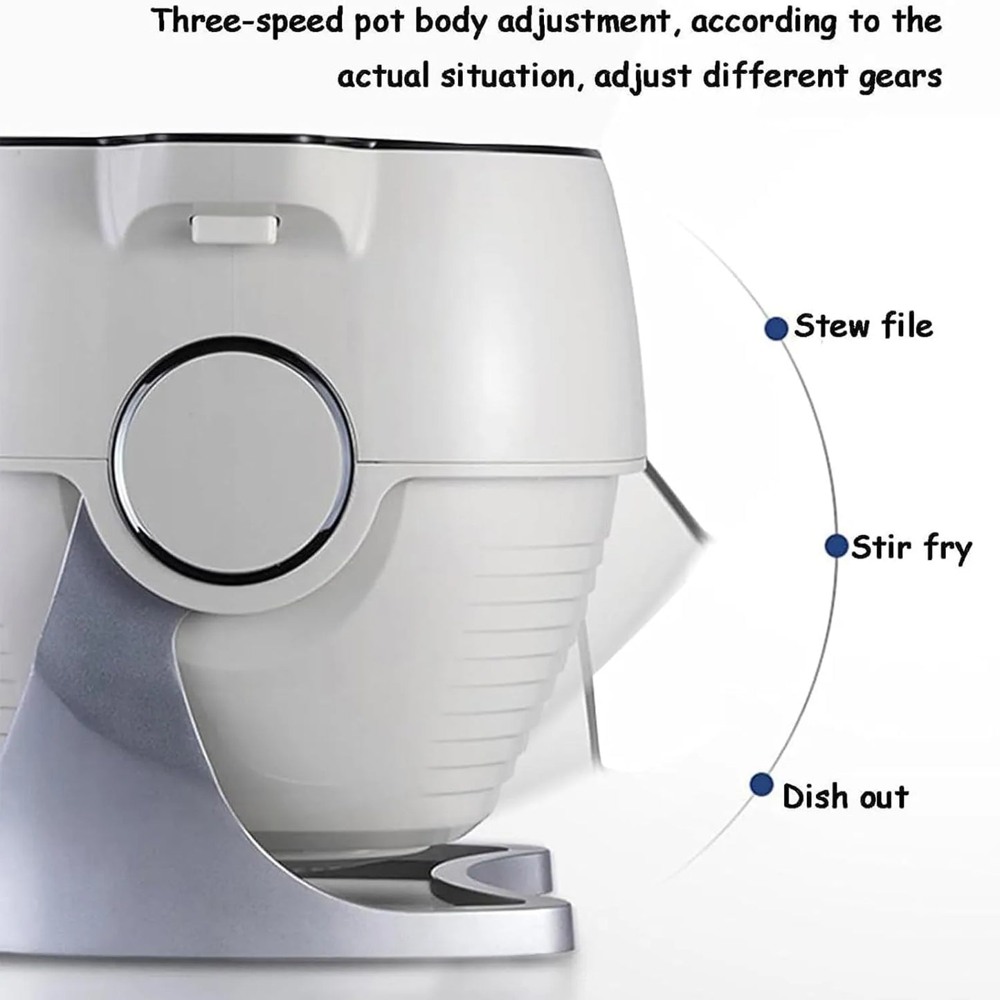 Multifunction Stir Fry Cooker, 3 Level Temperature Control, Multifunction Stir Fry Cooker