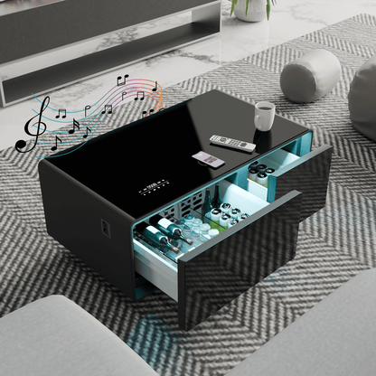 41-Inch Smart Coffee Table with Fridge