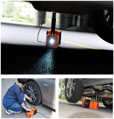 DYTWXG Electric Hydraulic Car Jack, 5 TON 12V, Compatible with Automobile and SUV, Car Jack with Electric Key Kit, Weight Capacity 10000 Pounds, Height Adjustable from 6.1 to 17.7 Inches