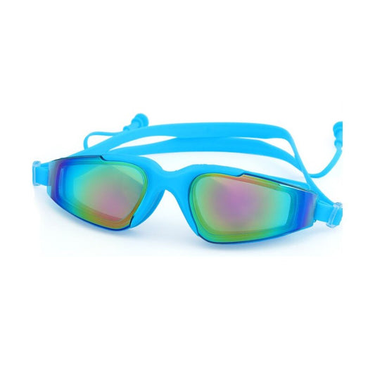 Swimming Glasses Men Women Children Ear Plug UV Protect Waterproof Mask Anti Fog Adult Swim Pool Goggles Summer Diving Eyewear