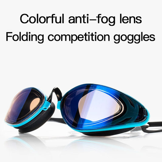 2020New Ultra Mirrored Swimming Goggles for Men Professional Racing standard glasses Swimming Adjustable Speed Eyewear silicone